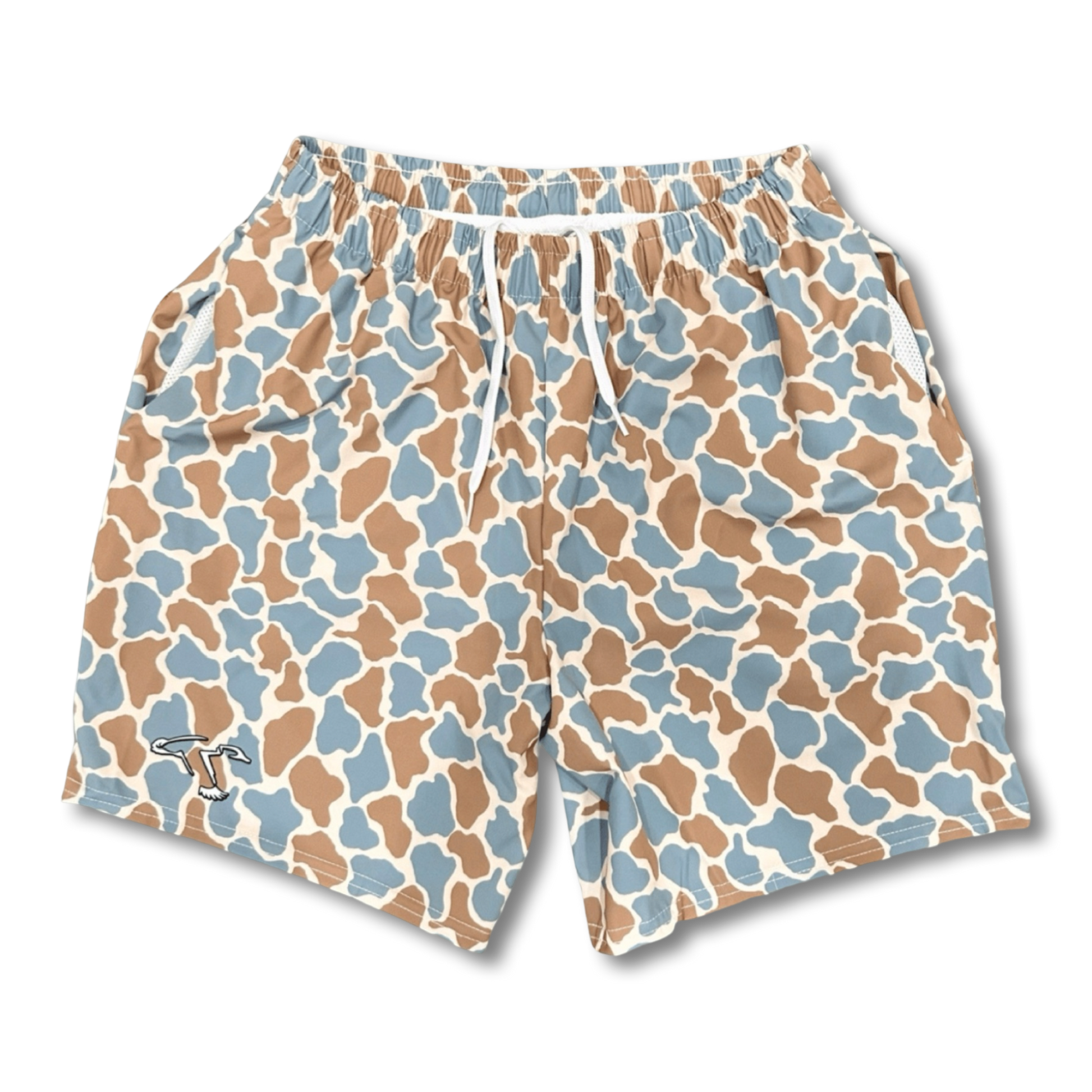 camo swim shorts